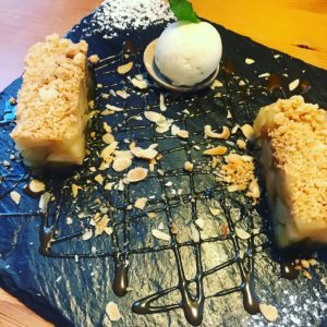 Hôtel restaurant Locronan-dessert-crumble