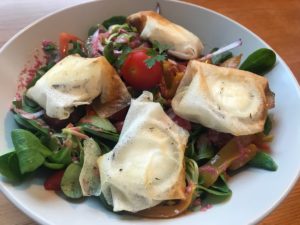 restaurant Latitude Ouest -entree-croustillant-chevre-thym-miel