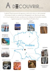 Carte touristique autour de Latitude Ouest